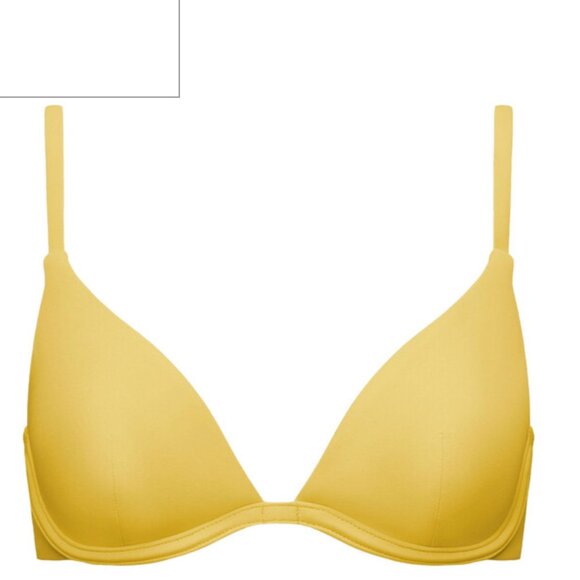 Cuup New $176 The Plunge bra Sz 14 bikini bottom Sz 5 Xl bamboo swim set 2 pcs - Picture 2 of 12